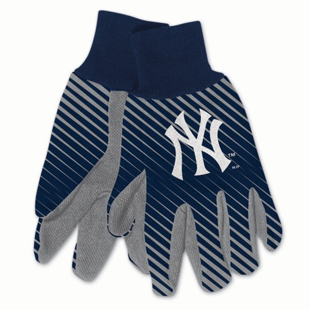 New York Yankees Two Tone Gloves Adult Size
