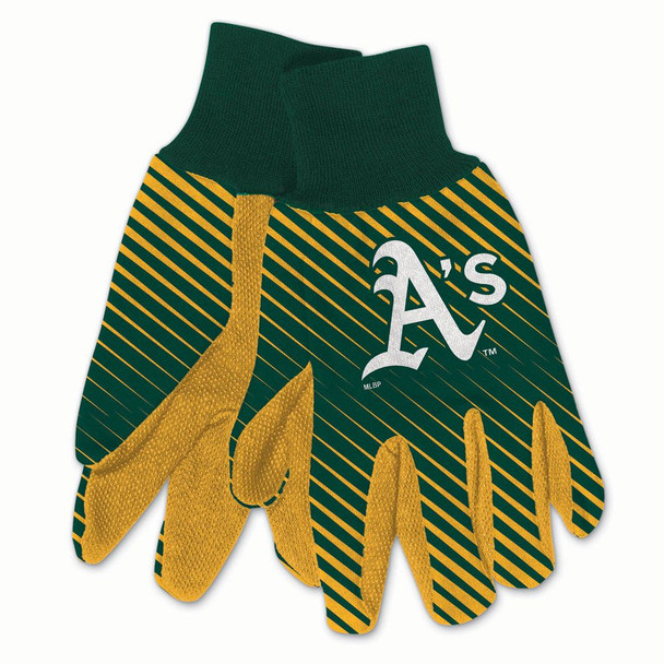 Oakland Athletics Two Tone Gloves Adult Size
