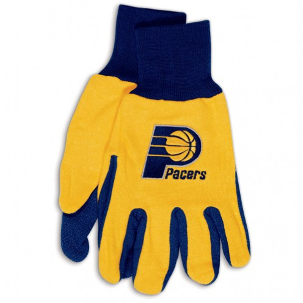 Indiana Pacers Two Tone Gloves Adult Size
