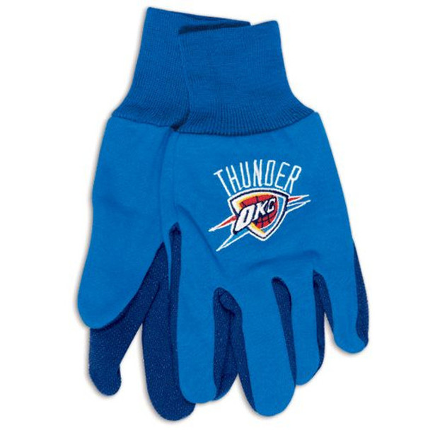 Oklahoma City Thunder Two Tone Gloves Adult Size
