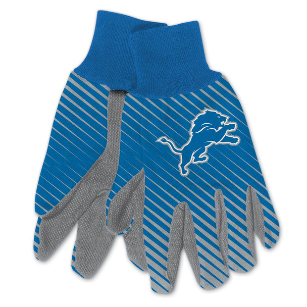 Detroit Lions Two Tone Gloves Adult Size