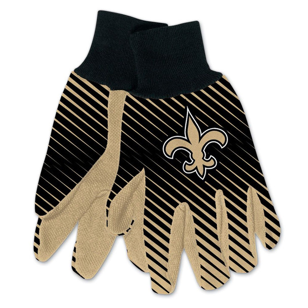 New Orleans Saints Two Tone Gloves Adult Size