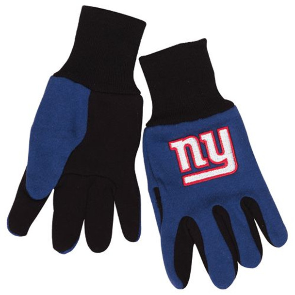 New York Giants Two Tone Youth Size Gloves New York Giants Two Tone Youth Size Gloves