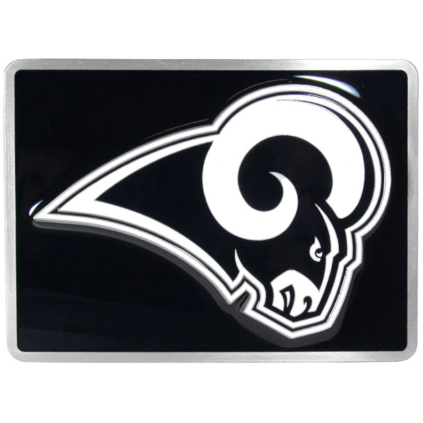 Los Angeles Rams Hitch Cover Class II and Class III Metal Plugs