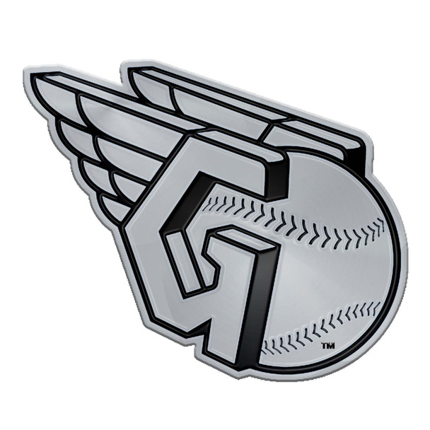 Cleveland Guardians Molded Chrome Emblem "Block C" Primary Logo