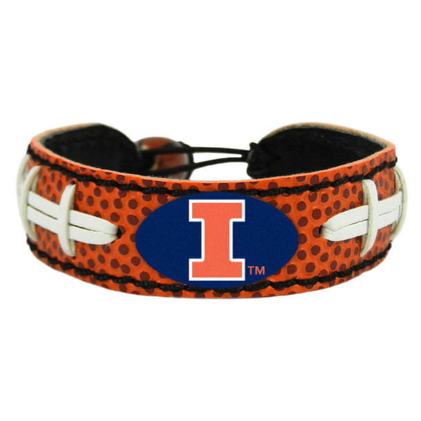 Illinois Fighting Illini Classic Football Bracelet