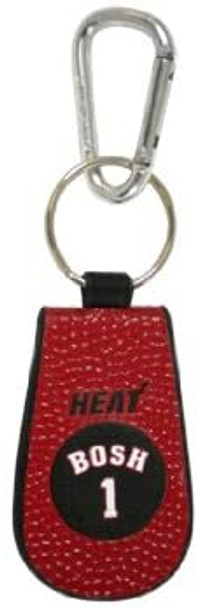 Miami Heat Keychain Team Color Basketball Chris Bosh