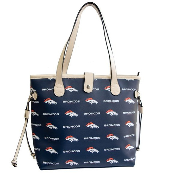 Denver Broncos Patterned Tote