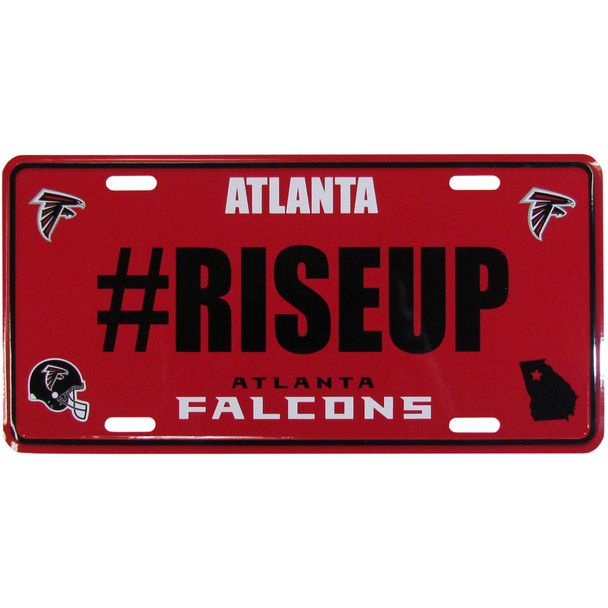Atlanta Falcons Hashtag License Plate