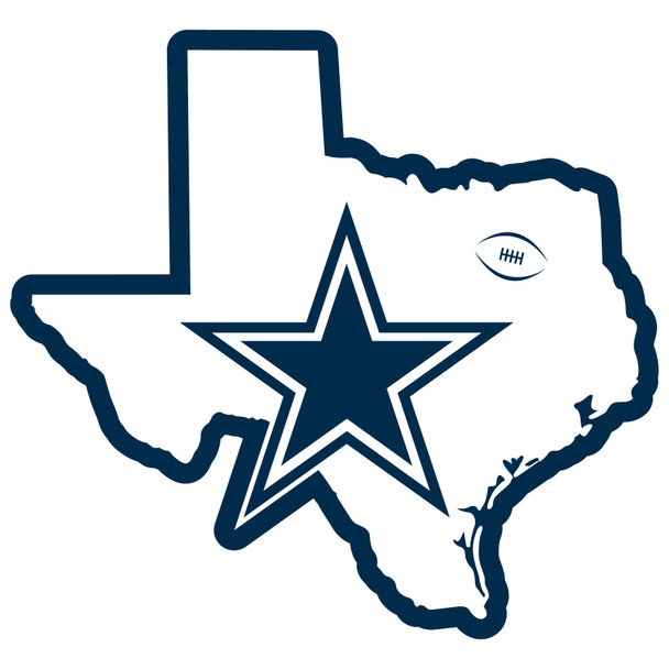 Dallas Cowboys Home State 11 Inch Magnet