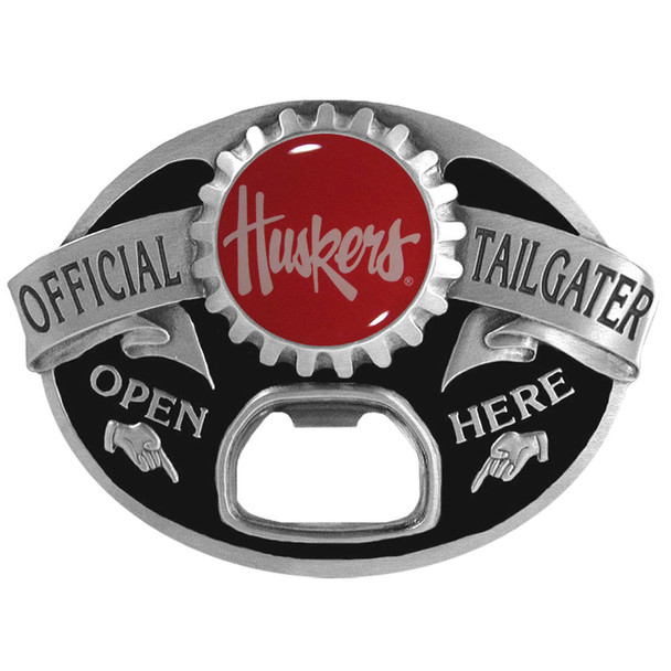 Nebraska Cornhuskers Tailgater Belt Buckle