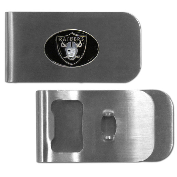 Las Vegas Raiders Bottle Opener Money Clip Las Vegas Raiders Bottle Opener Money Clip