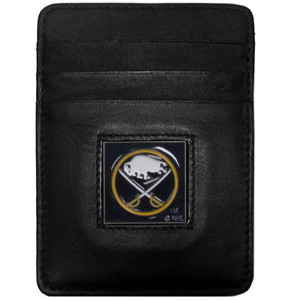 Buffalo Sabres® Leather Money Clip/Cardholder