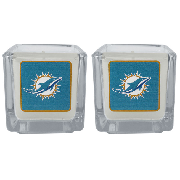 Miami Dolphins Graphics Candle Set