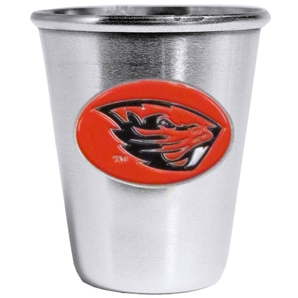 Oregon St. Beavers Steel Shot Glass
