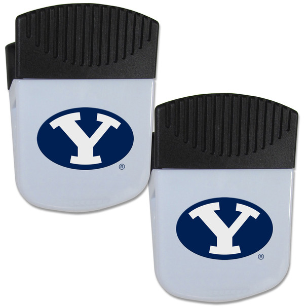 BYU Cougars Chip Clip Magnet with Bottle Opener, 2 pack