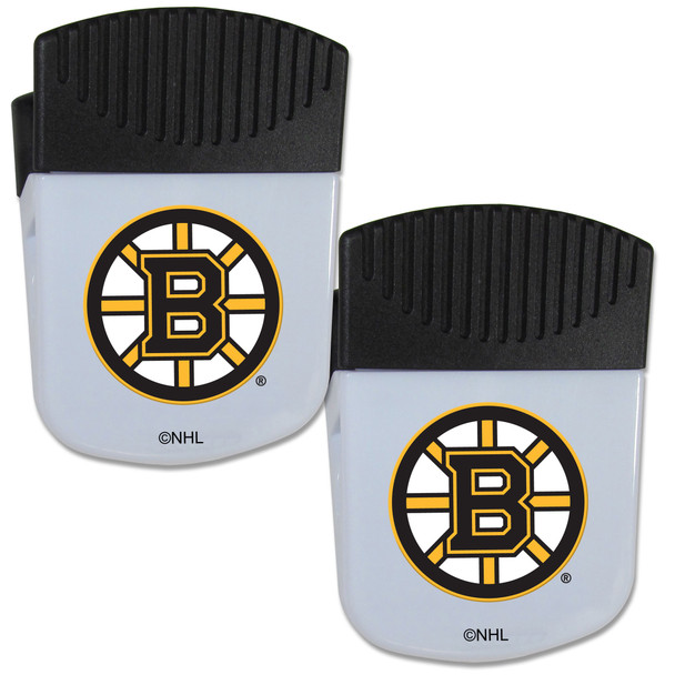 Boston Bruins Chip Clip Magnet with Bottle Opener, 2 pack