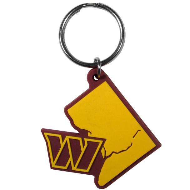 Washington Commanders Home State Flexi Key Chain