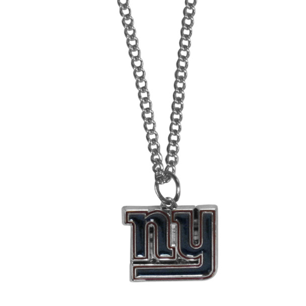 New York Giants Chain Necklace with Small Charm