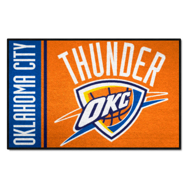 Oklahoma City Thunder Starter Mat Accent Rug - 19in. x 30in. OKC Primary Logo & Wordmark