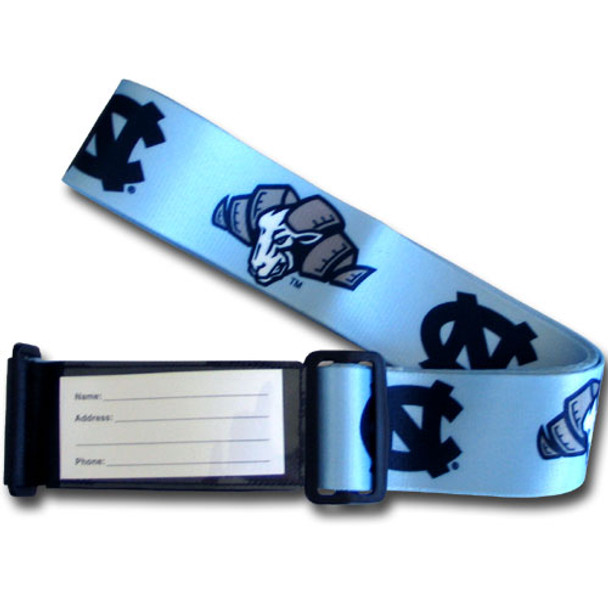 College Luggage Strap - N Carolina Tar Heels