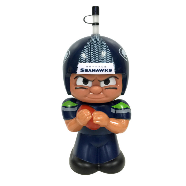 Seattle Seahawks Big Sip Water Bottle NFL Sports Drink Bottle Fan Gear