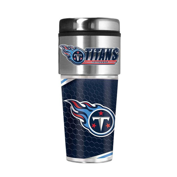 Tennessee Titans 16 oz. Travel Tumbler with Metallic Graphics