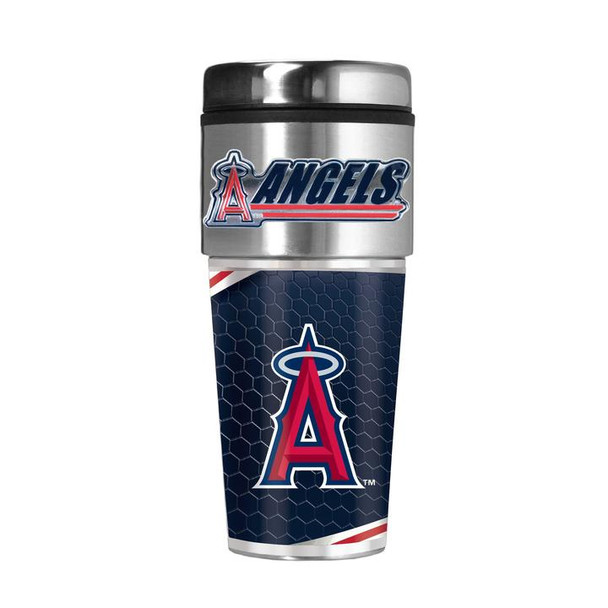 Los Angeles Angels 16 oz. Travel Tumbler with Metallic Graphics