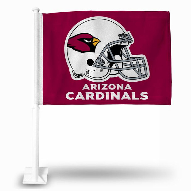 NFL Rico Industries Arizona Cardinals Car Flag (Helmet Desgin)