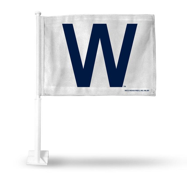 MLB Rico Industries Chicago Cubs W Car Flag