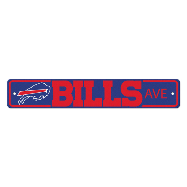 Buffalo Bills Team Color Street Sign D√©cor 4in. X 24in. Lightweight