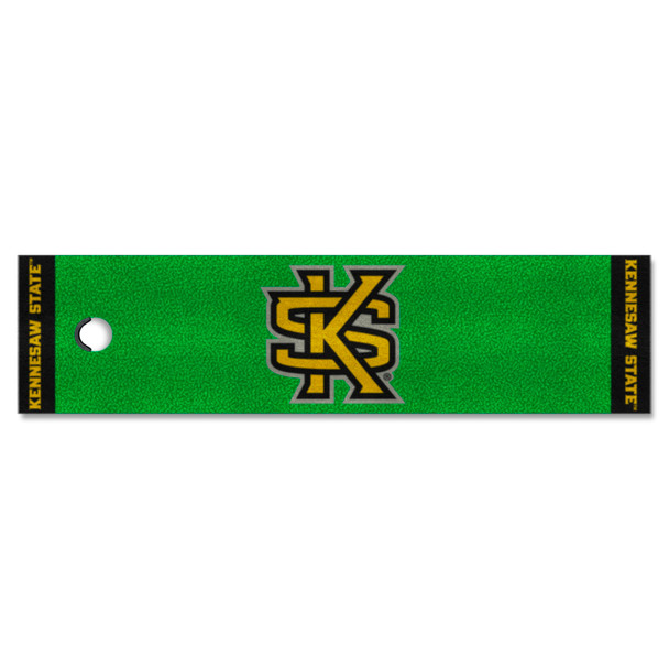 Kennesaw State Owls Putting Green Mat - 1.5ft. x 6ft. Kennesaw State Owls Putting Green Mat - 1.5ft. x 6ft.