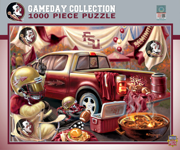 Florida State Seminoles 1000 Piece Puzzle Gameday Design NCAA Jigsaw Puzzle Fan Activity