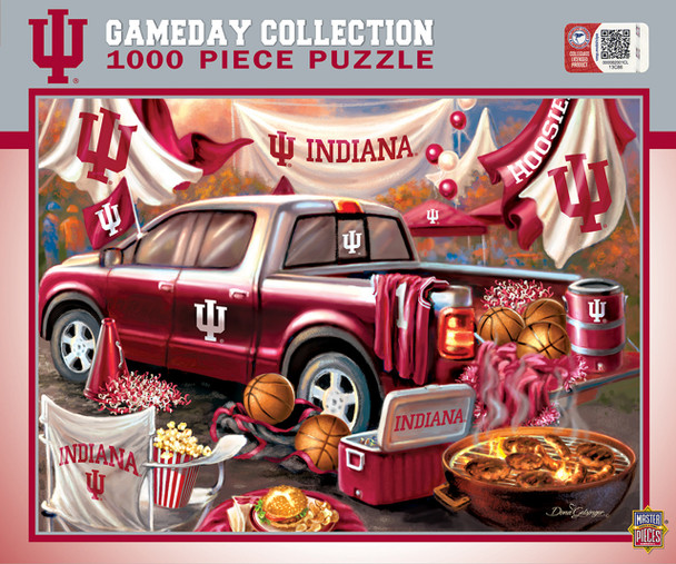 Indiana Hoosiers 1000 Piece Puzzle Gameday Design NCAA Jigsaw Puzzle Fan Activity