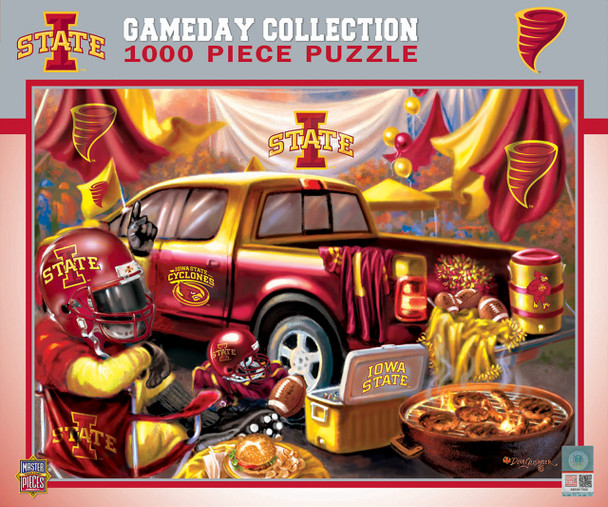 Iowa State Cyclones 1000 Piece Puzzle Gameday Design NCAA Jigsaw Puzzle Fan Activity