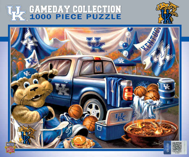 Kentucky Wildcats 1000 Piece Puzzle Gameday Design NCAA Jigsaw Puzzle Fan Activity