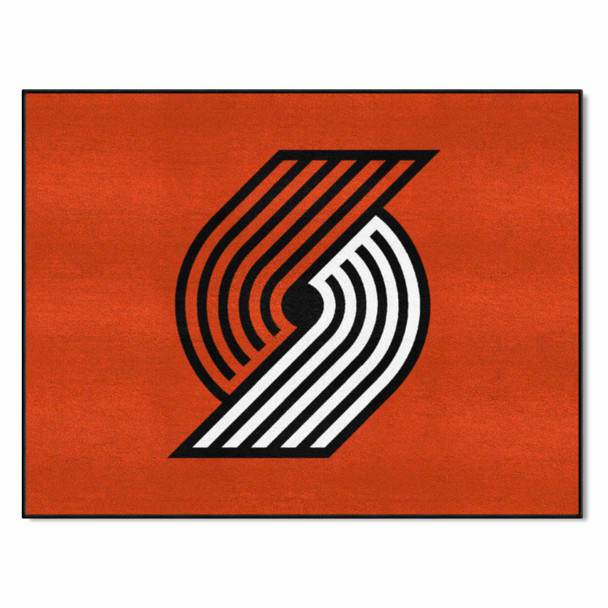 Portland Trail Blazers All-Star Rug - 34 in. x 42.5 in. Trailblazer Primary Logo