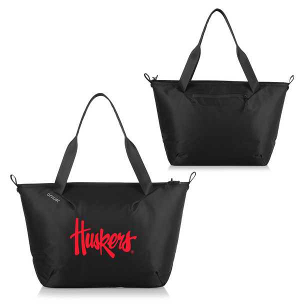 Nebraska Cornhuskers Tarana Cooler Tote Bag, (Carbon Black)