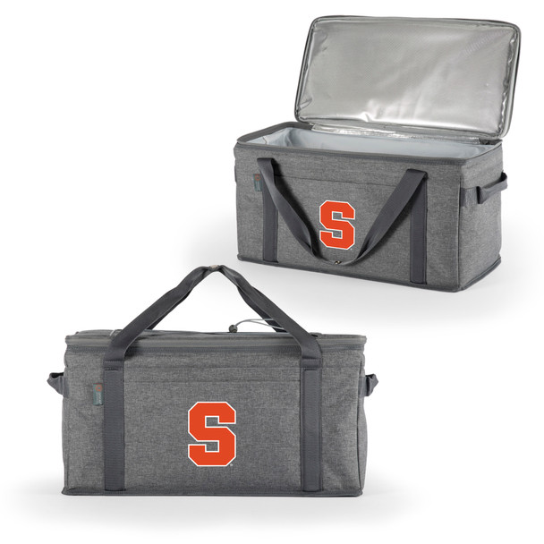 Syracuse Orange 64 Can Collapsible Cooler, (Heathered Gray)