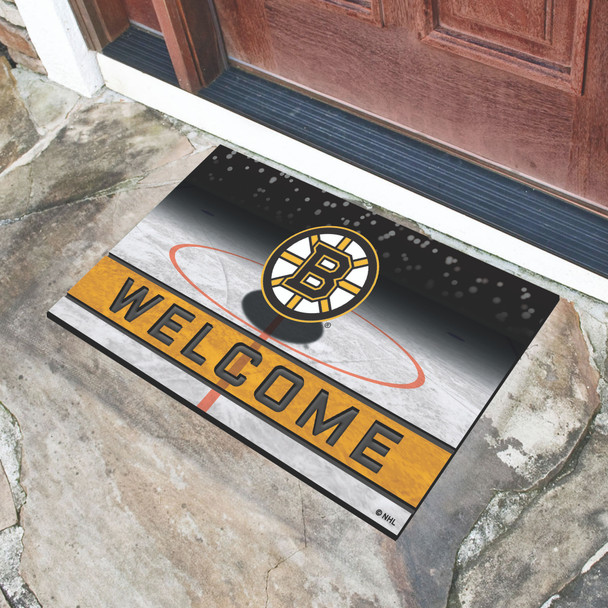 NHL - Boston Bruins Crumb Rubber Door Mat 18"x30"