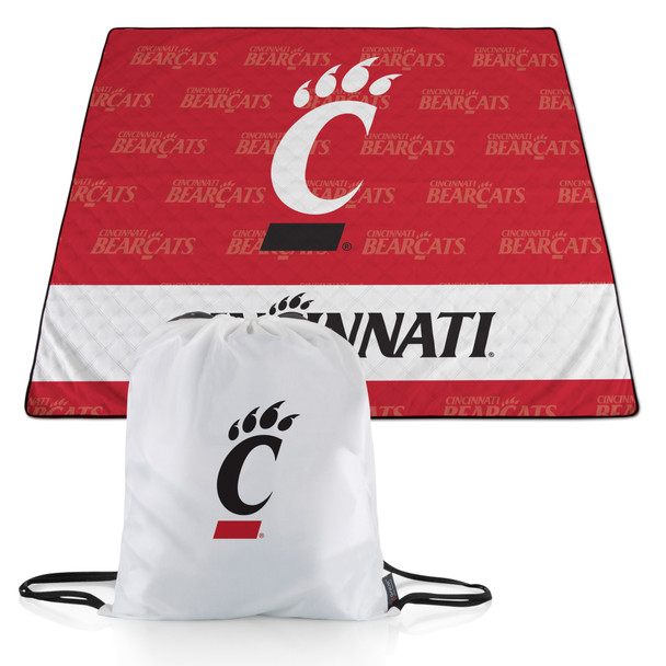 Cincinnati Bearcats Impresa Picnic Blanket, (Red & White)