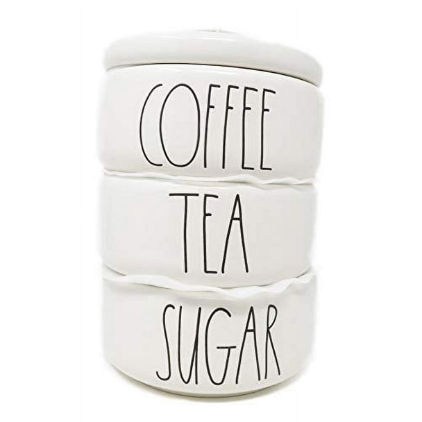 Rae Dunn By Magenta COFFEE TEA SUGAR Canister Set