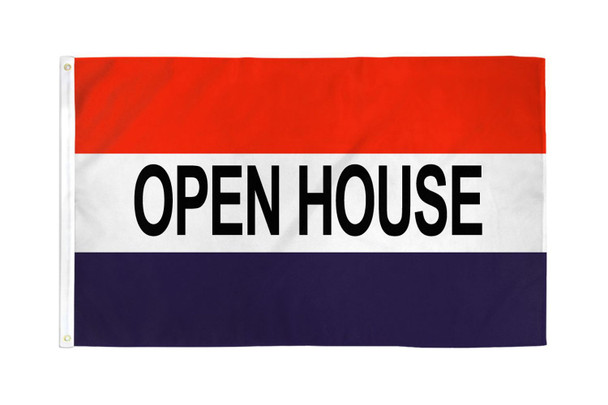 Open House Flag 3x5ft Poly