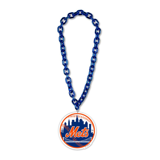 New York Mets Necklace Fan Chain Necklace NCAA Foam Chain Fan Gear