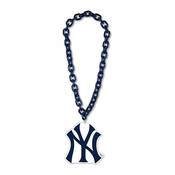 New York Yankees Necklace Fan Chain Necklace NCAA Foam Chain Fan Gear