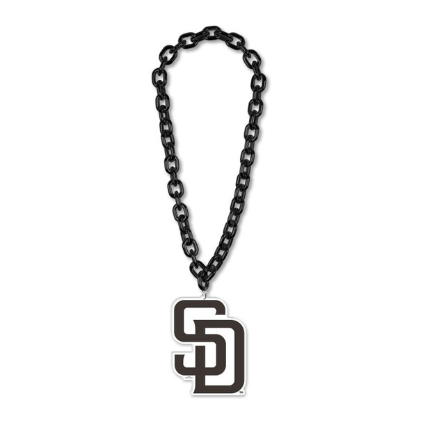 San Diego Padres Necklace Fan Chain Necklace NCAA Foam Chain Fan Gear