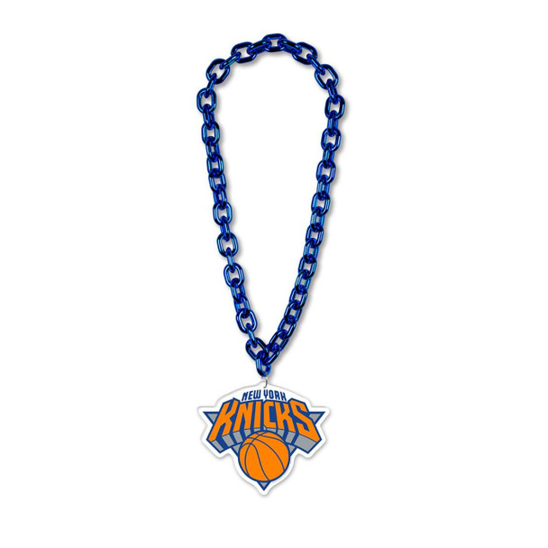 New York Knicks Necklace Fan Chain Necklace NCAA Foam Chain Fan Gear