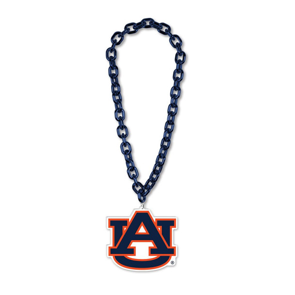Auburn Tigers Necklace Fan Chain Necklace NCAA Foam Chain Fan Gear