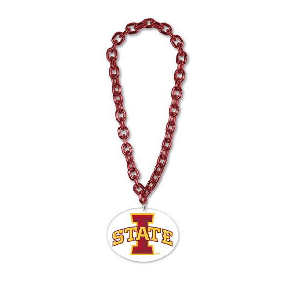 Iowa State Cyclones Necklace Fan Chain Necklace NCAA Foam Chain Fan Gear