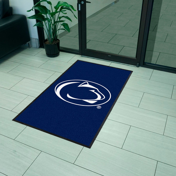 Penn State Nittany Lions 3X5 High-Traffic Mat with Durable Rubber Backing - Portrait Orientation Penn State Nittany Lions 3X5 High-Traffic Mat with Durable Rubber Backing - Portrait Orientation